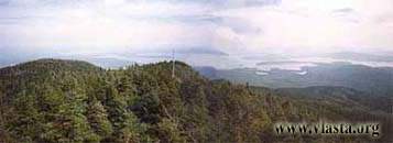 View over lake from Big Squaw