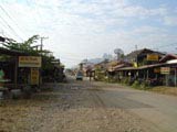 Vang Vieng, hlavní ulice
