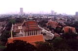 Bangkok, pohled z Gold Mountain