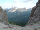pohled od Tofana di Rozes na Croda da Lago a Lastoi De Formin